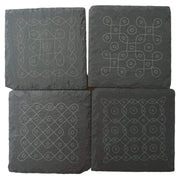 Kolam Slate Coasters