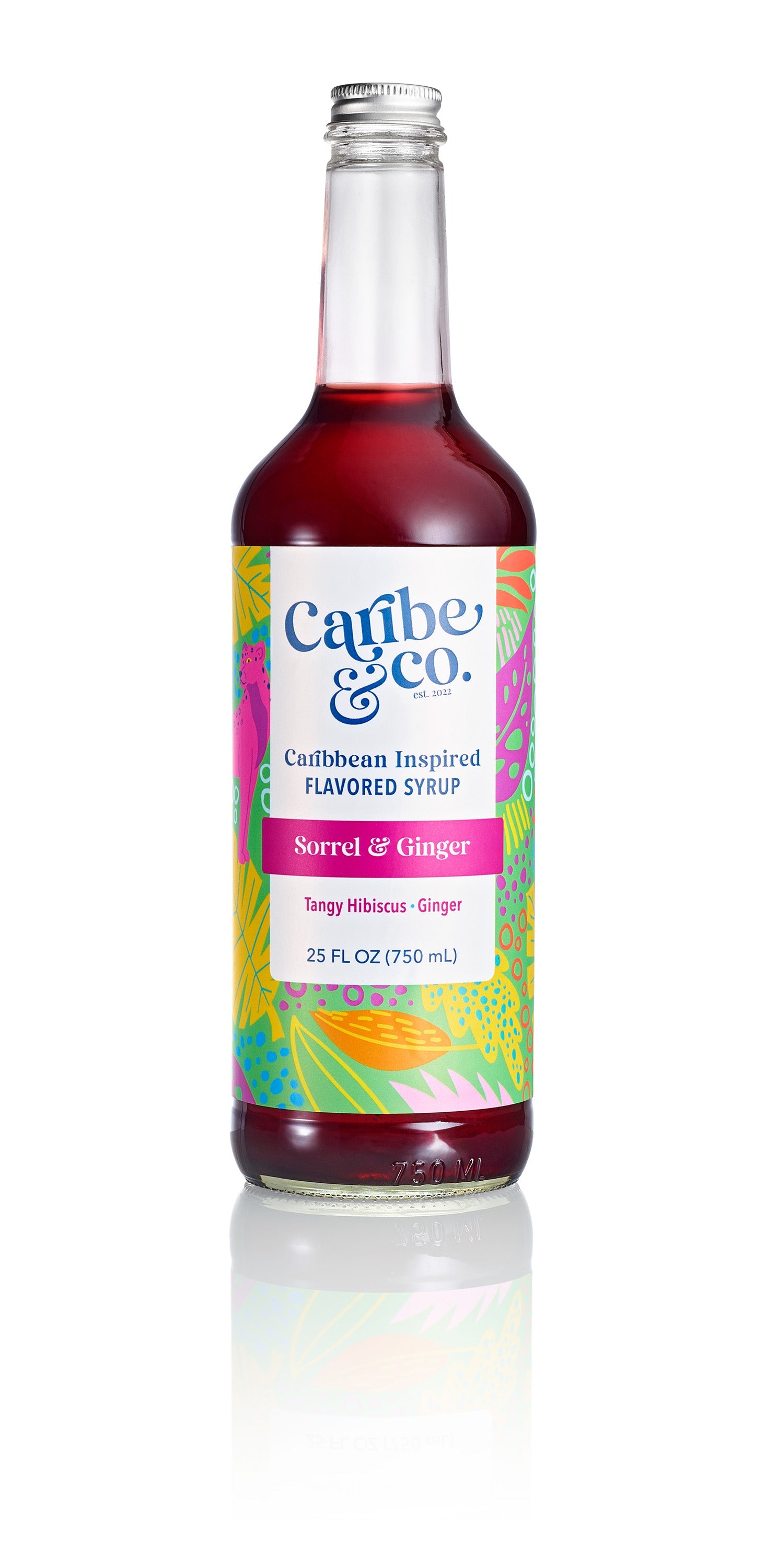 Sorrel & Ginger Flavored Syrup  - 25 oz (Wholesale Case of 3)
