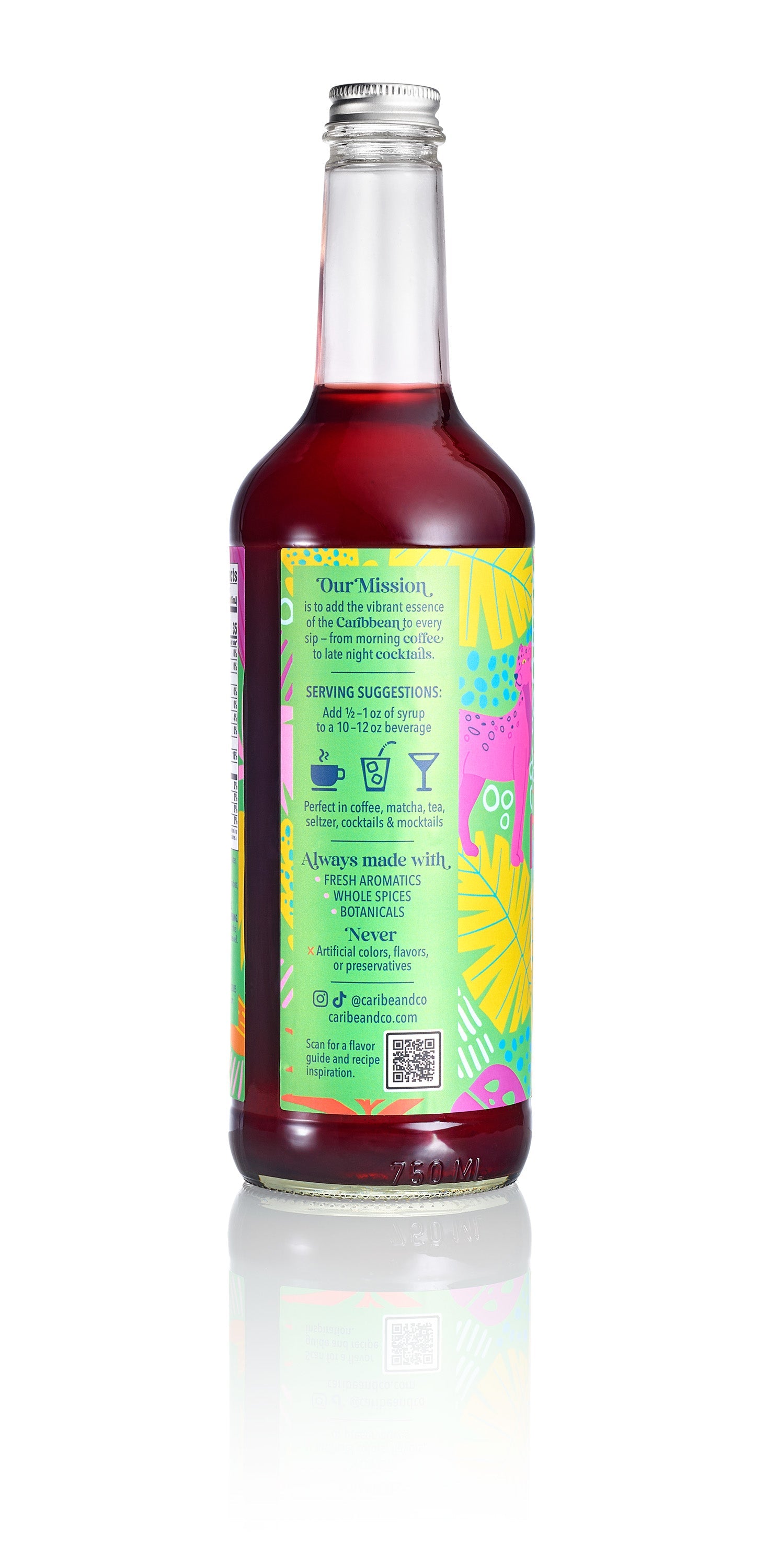Sorrel & Ginger Flavored Syrup  - 25 oz (Wholesale Case of 3)