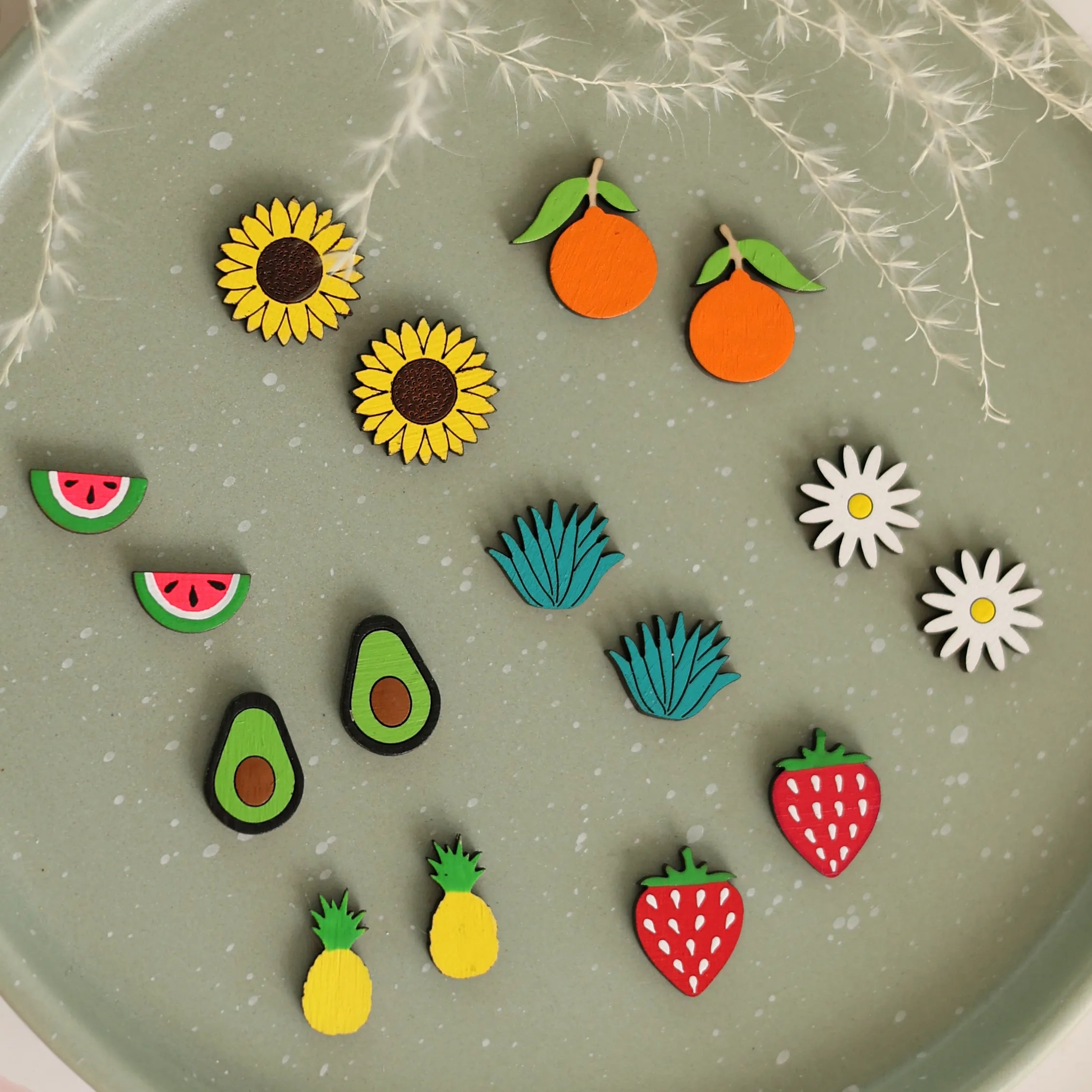 Watermelon Studs
