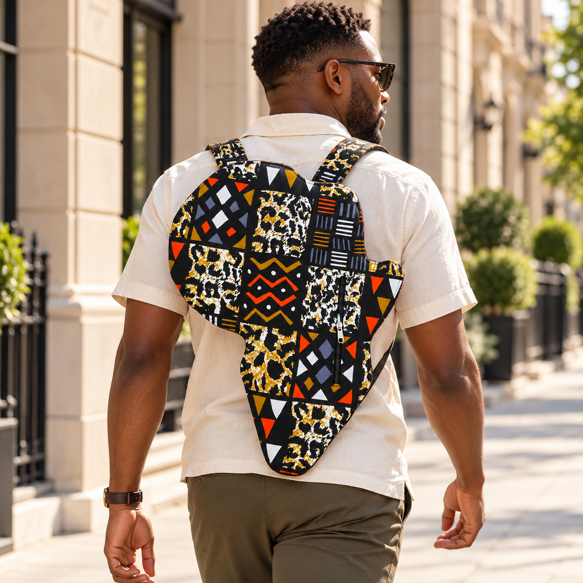 Ashiraf African Map BackPack(unisex)