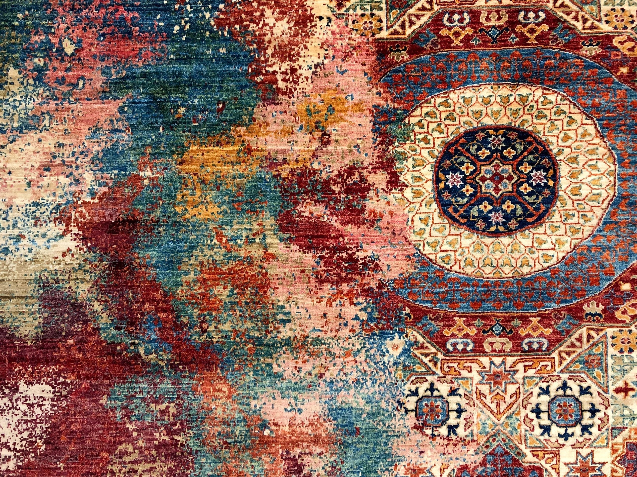 Celestial Mamluk (9'09"x13'06") red/multicolor