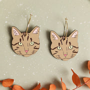 TNR Grey Tabby Cat Hoops