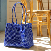 The Toko Recycled Tote Bag, in Navy