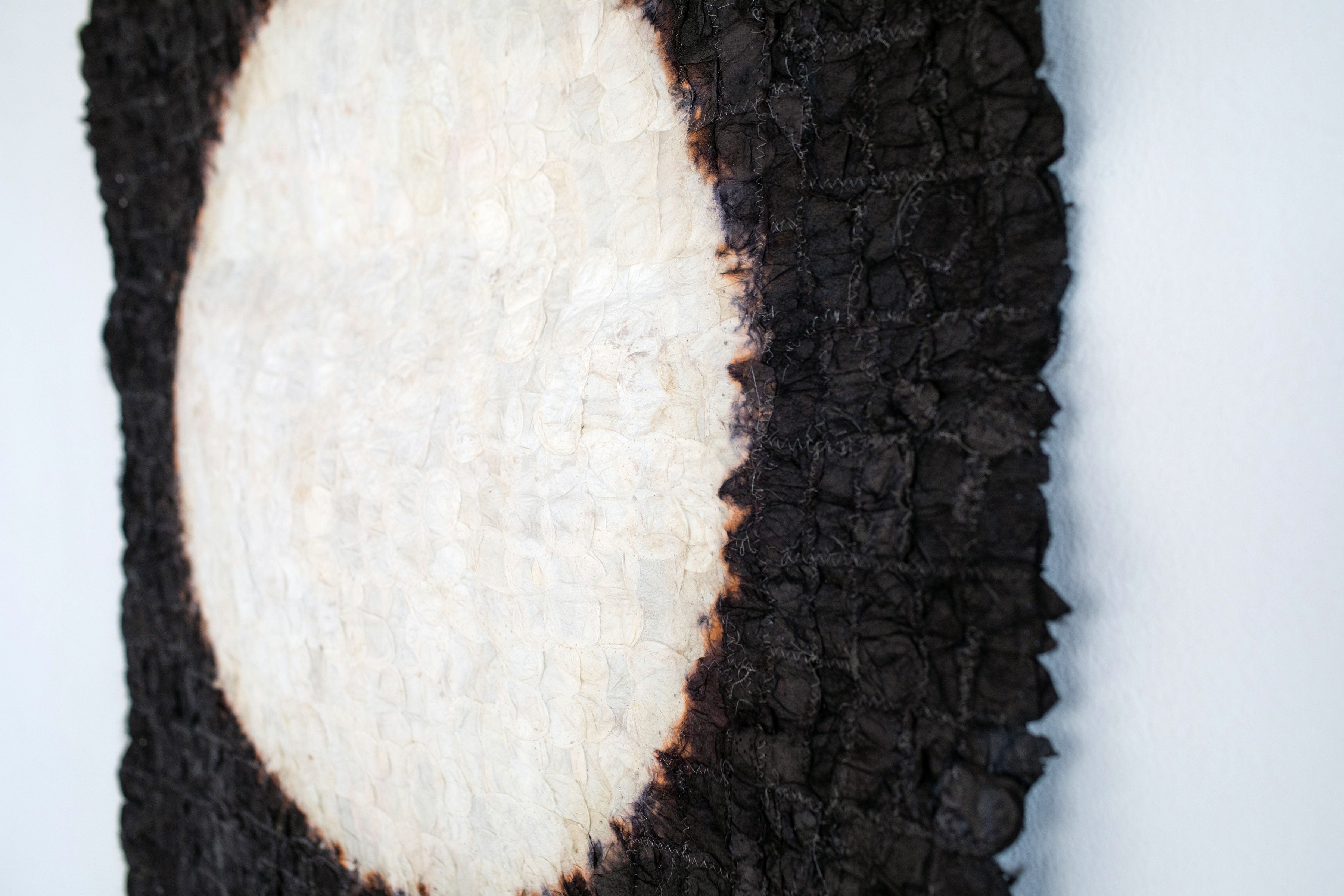 Madagascar Silk Harvest Moon Wall Hanging