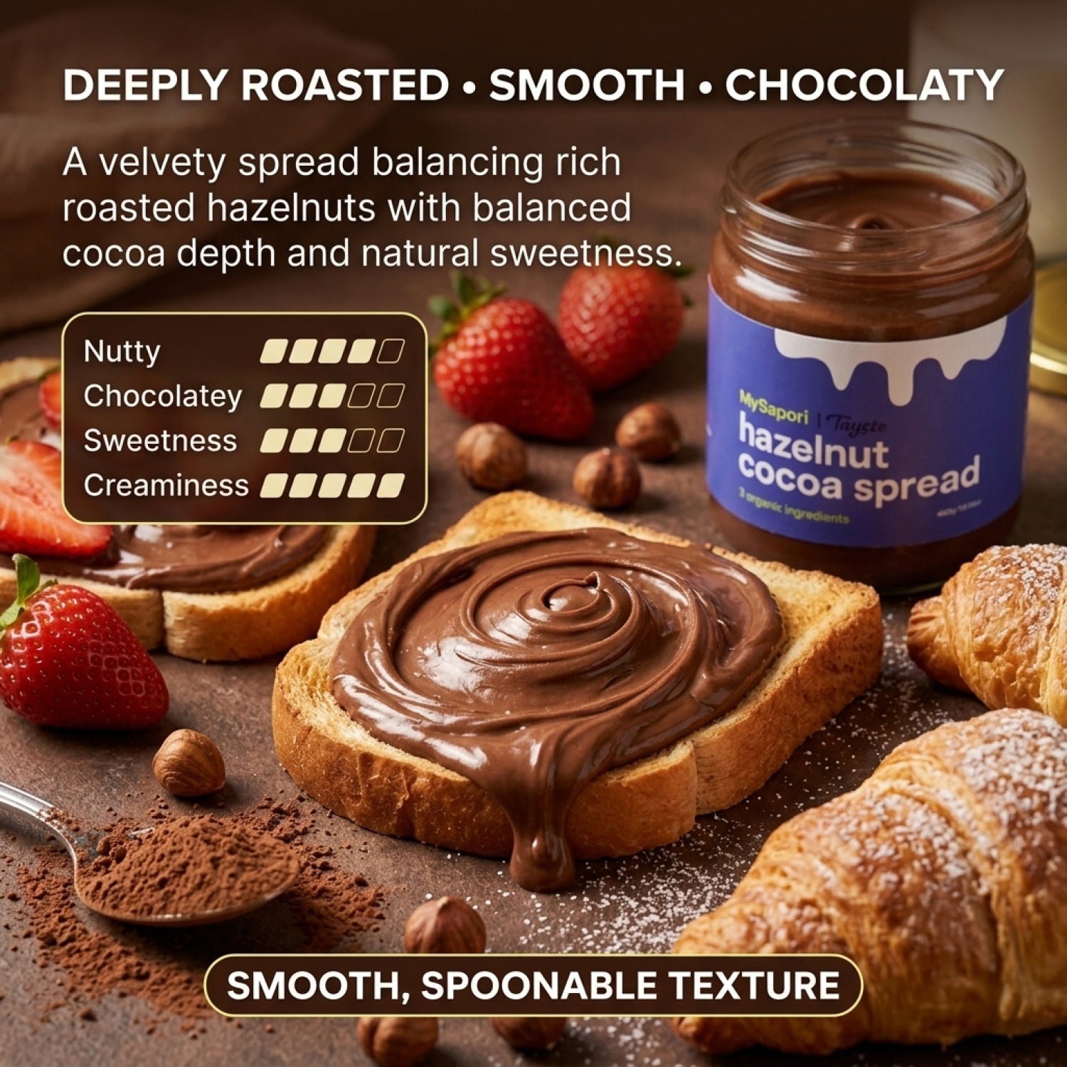 Organic Hazelnut Cocoa Cream