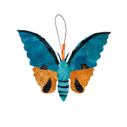 Madagascar Silk Moth Ornament - Teal