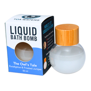 The Owl's Tale Liquid Bath Bomb - Eucalyptus, Vanilla, and Frosted Juniper