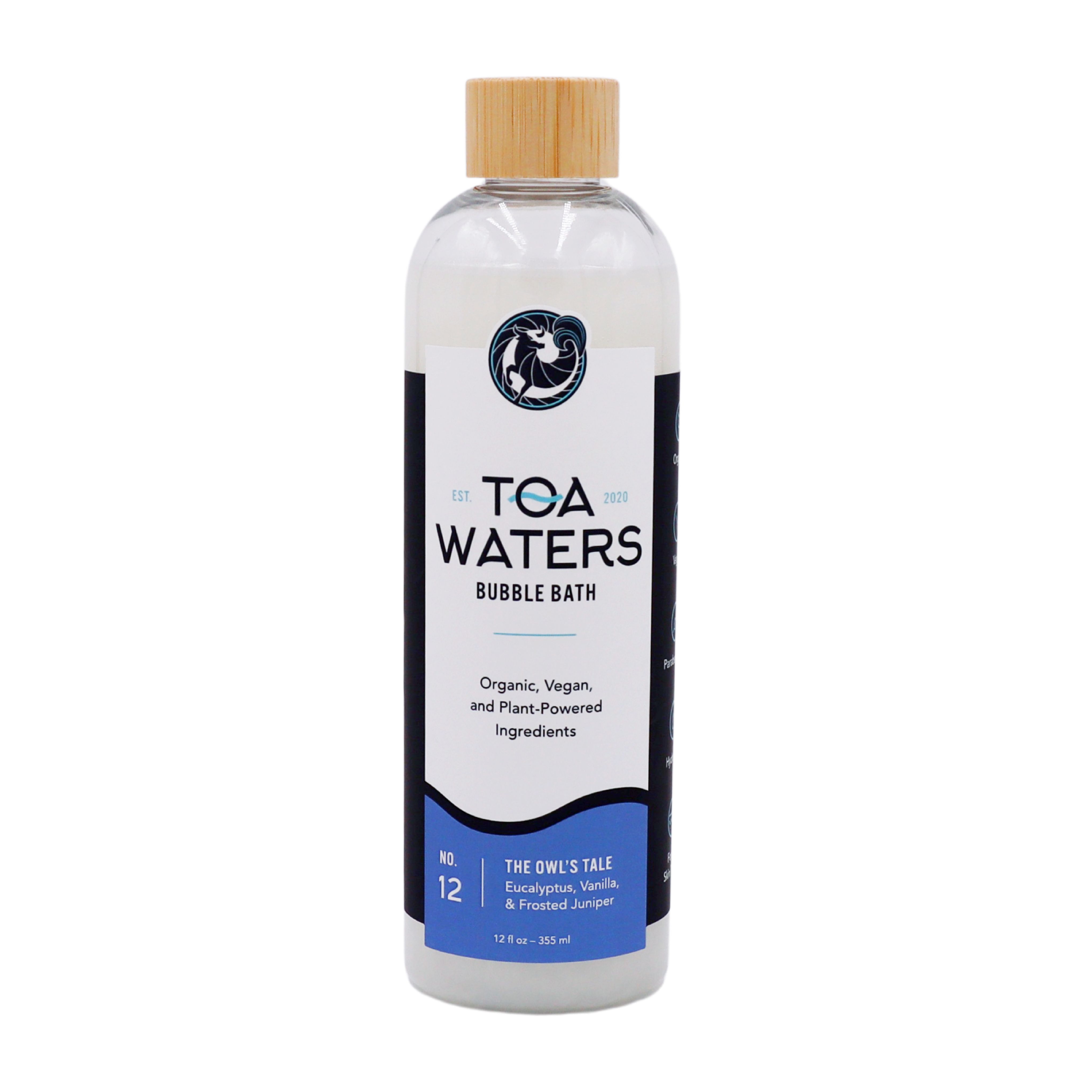 The Owl's Tale Bubble Bath - Eucalyptus, Vanilla, and Frosted Juniper