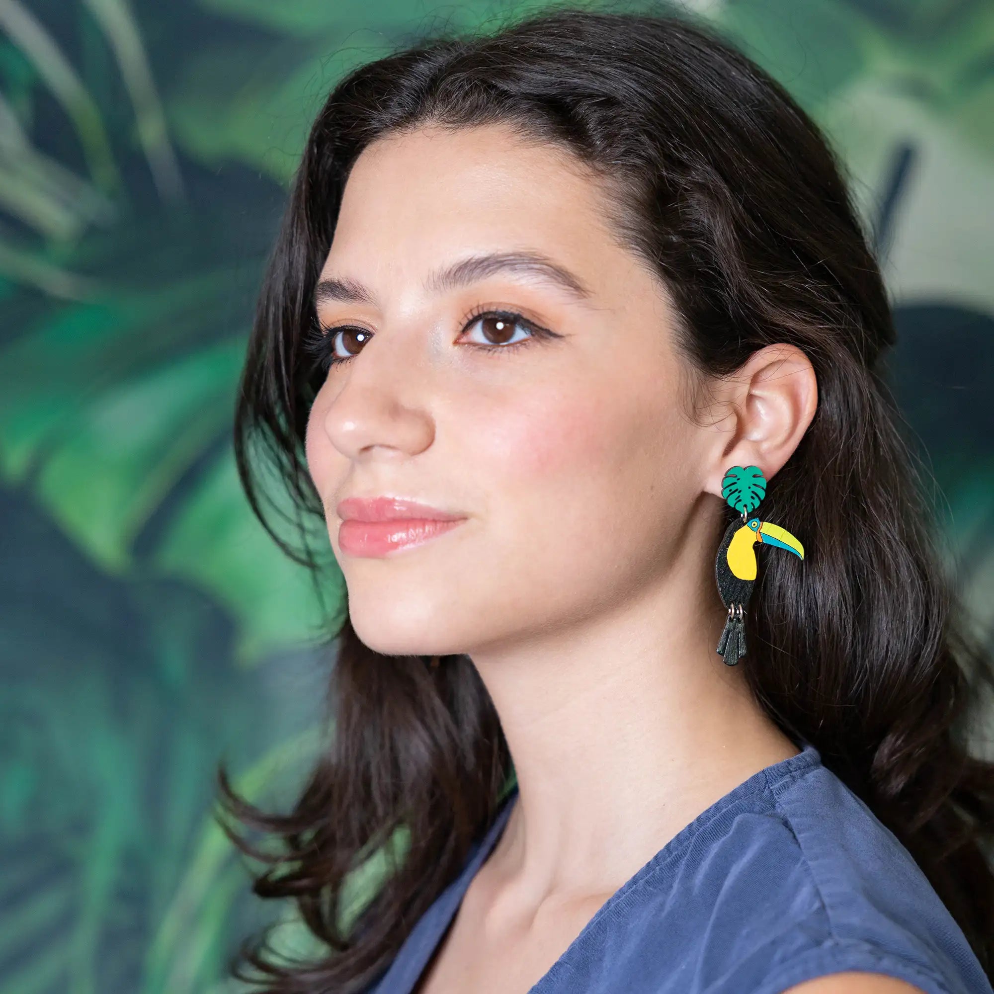 Toucan Stud Dangles