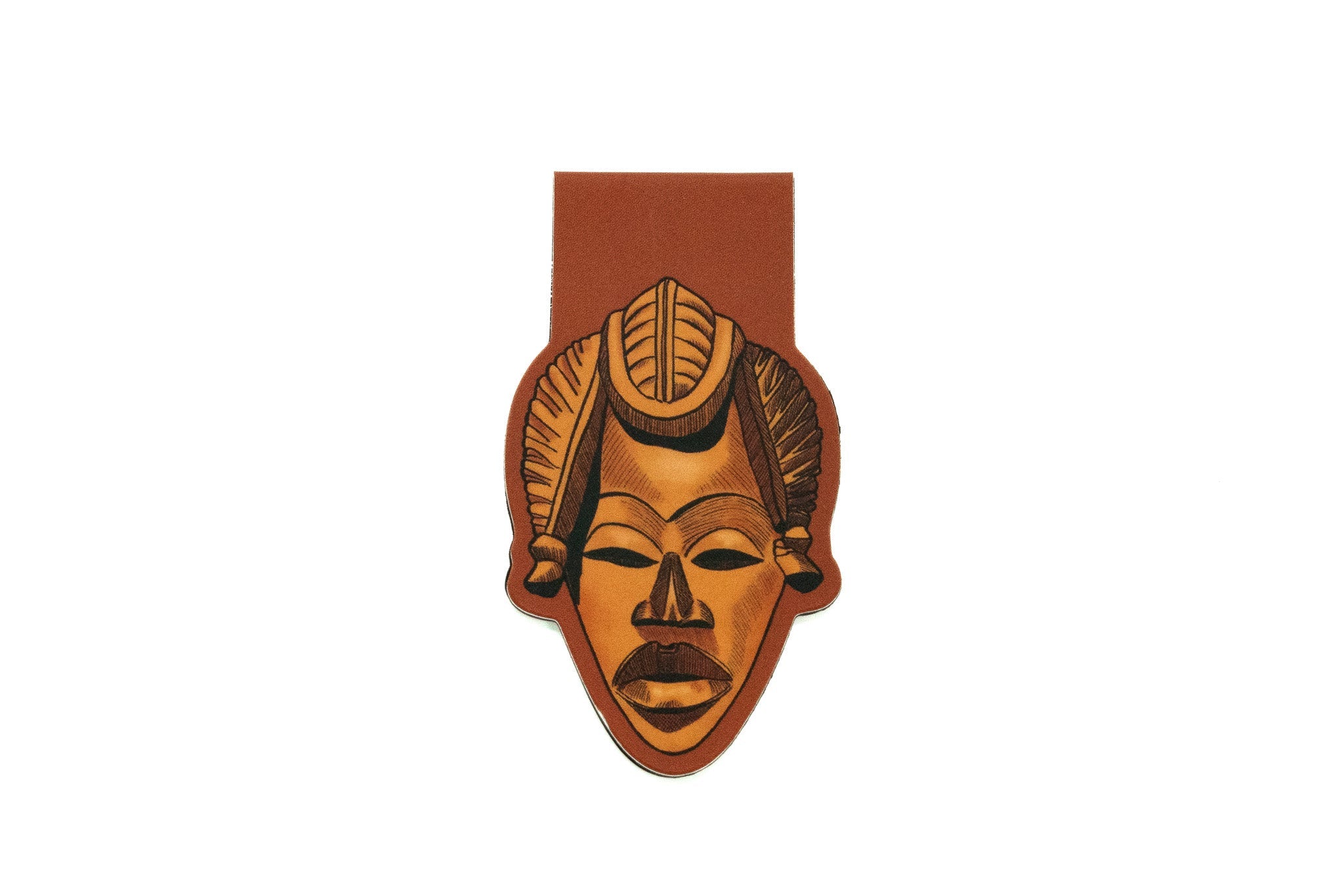 Magnetic Bookmark - African Masks (Tribal)