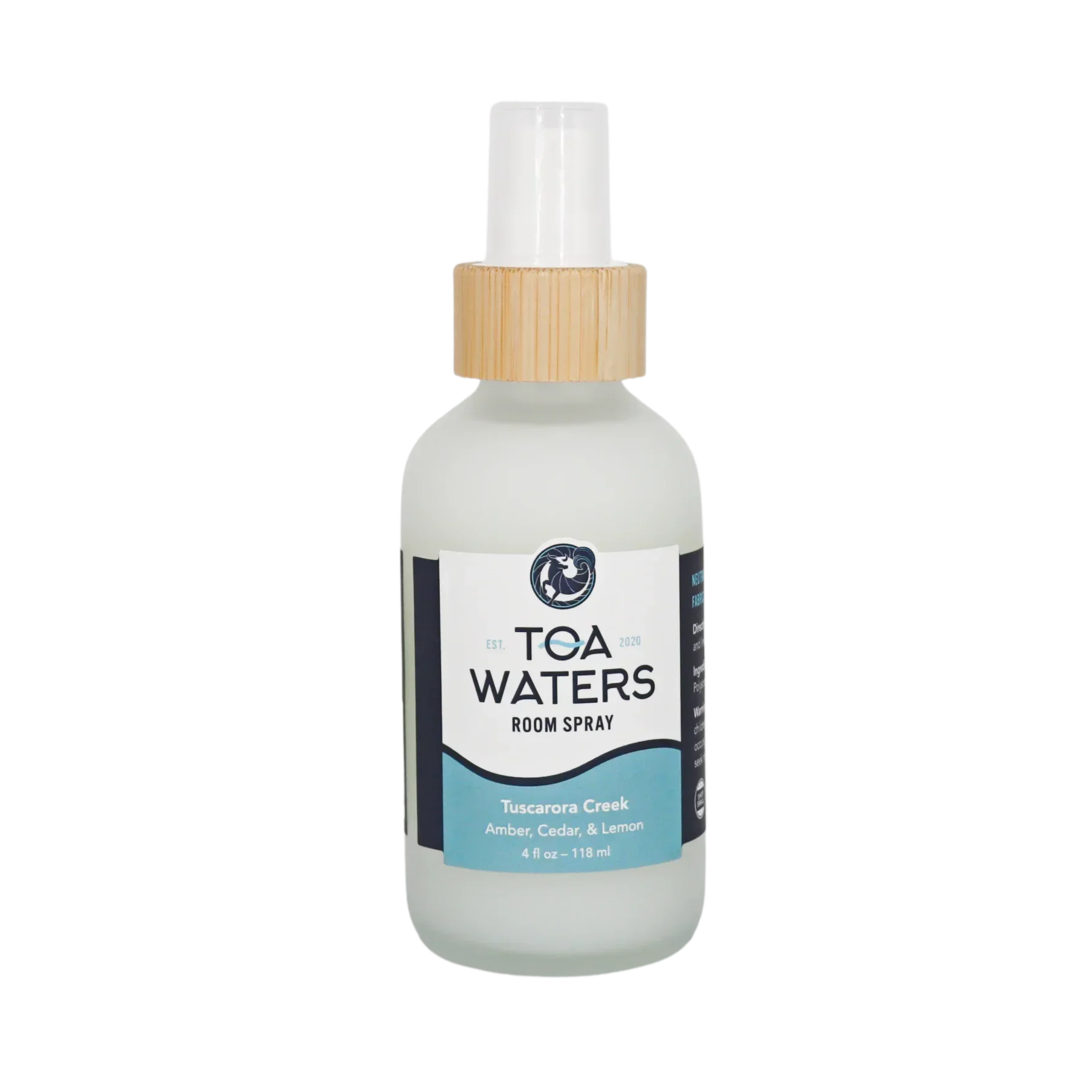 Tuscarora Creek Room Spray - Amber, Cedar, and Lemon