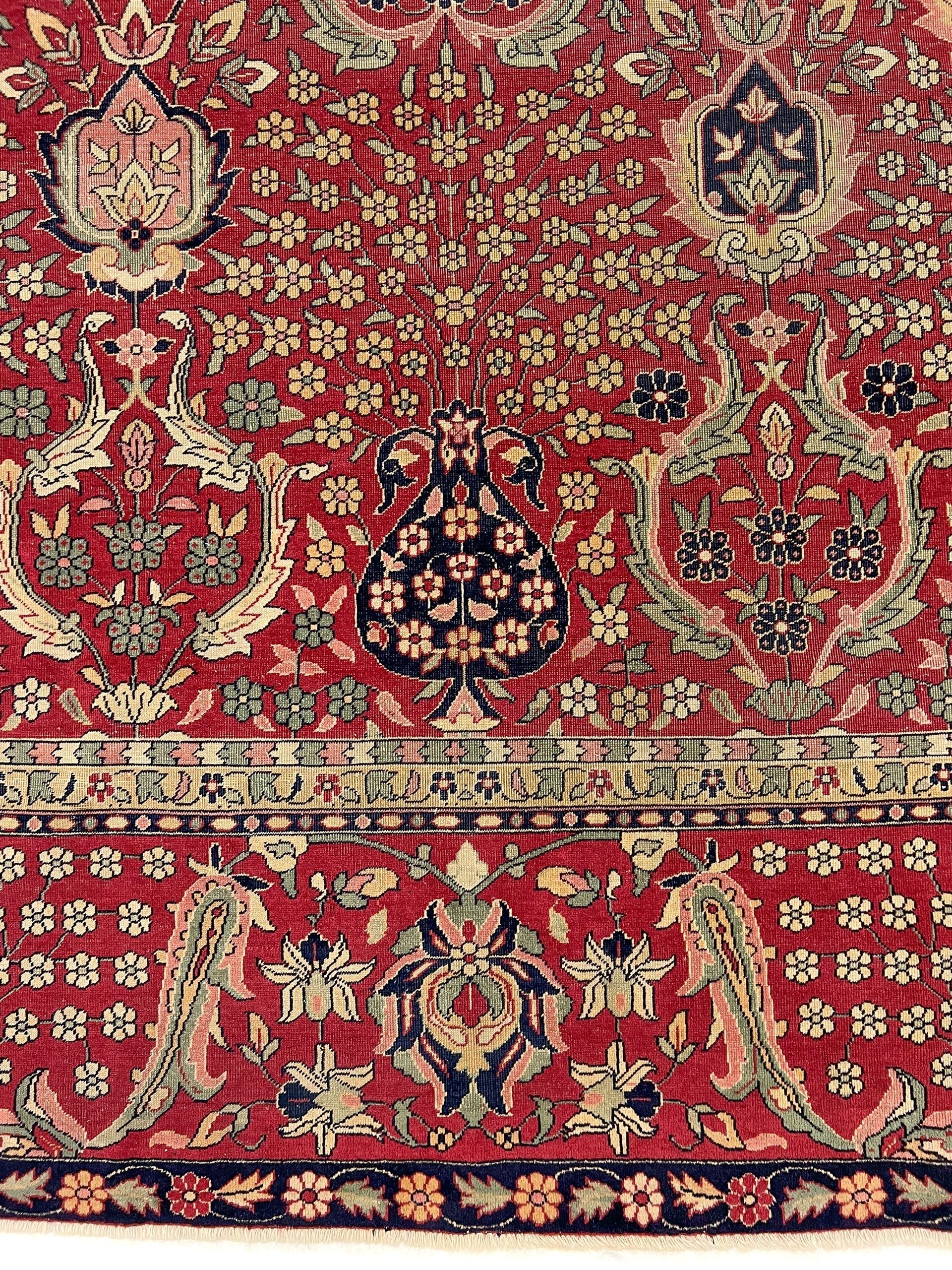 Antique Amritsar (10'00"x16'02") deep red