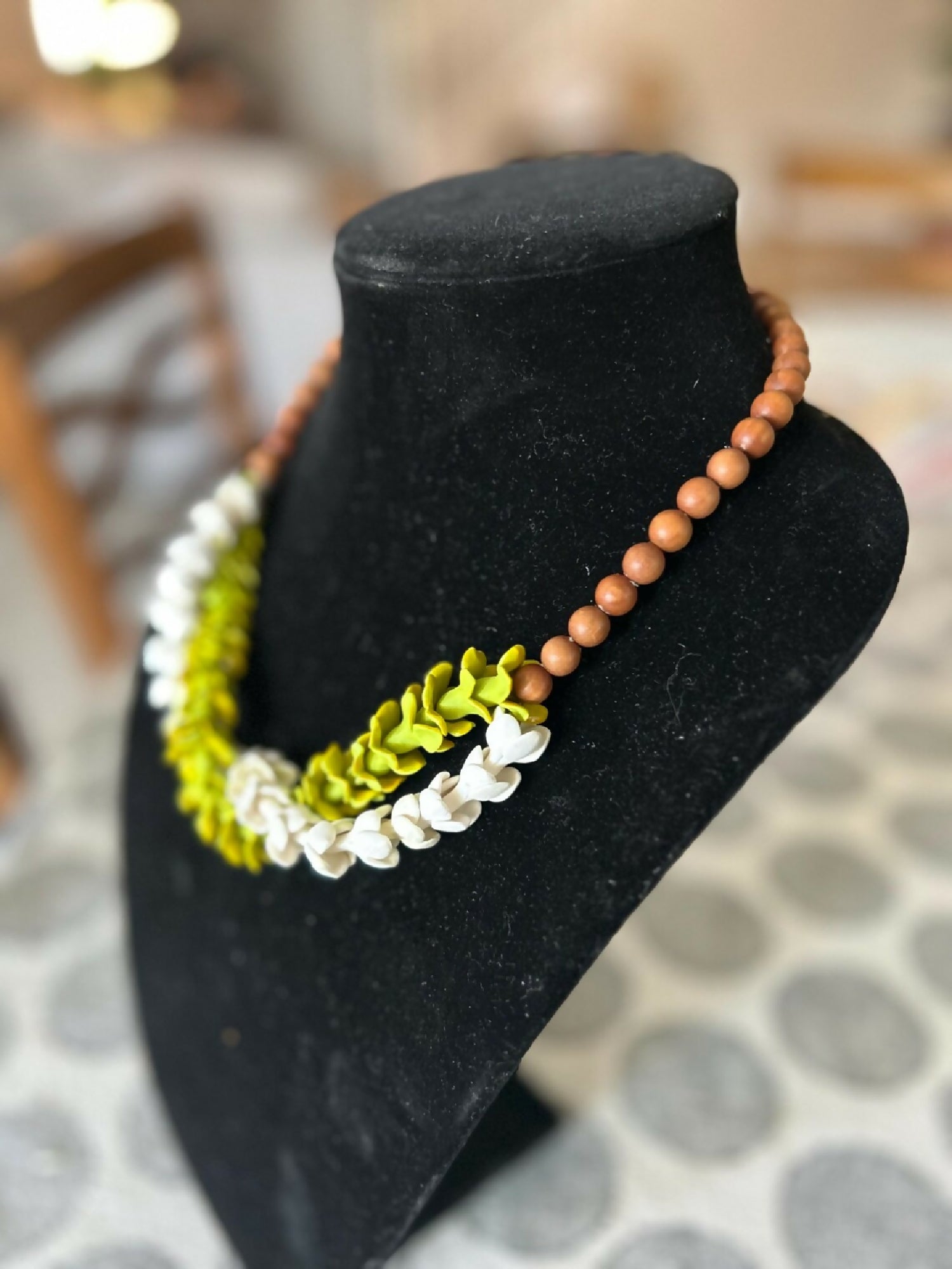 Pakalana and Pikake Entwined with Iliahi - Choker