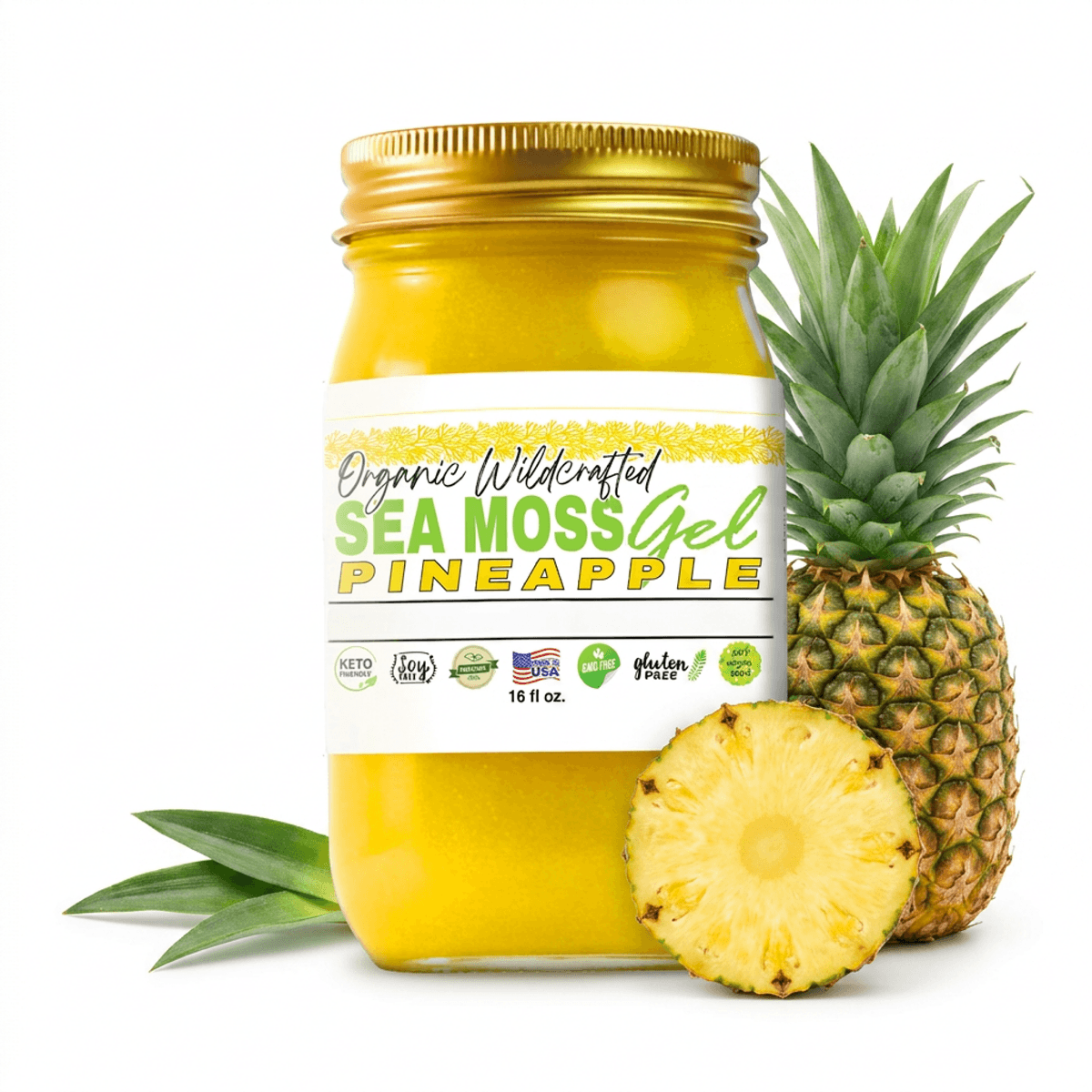 Pineapple Sea Moss Gel     16oz