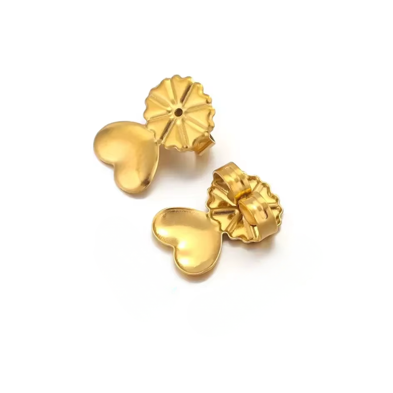Cubic Zirconia Gold Studs