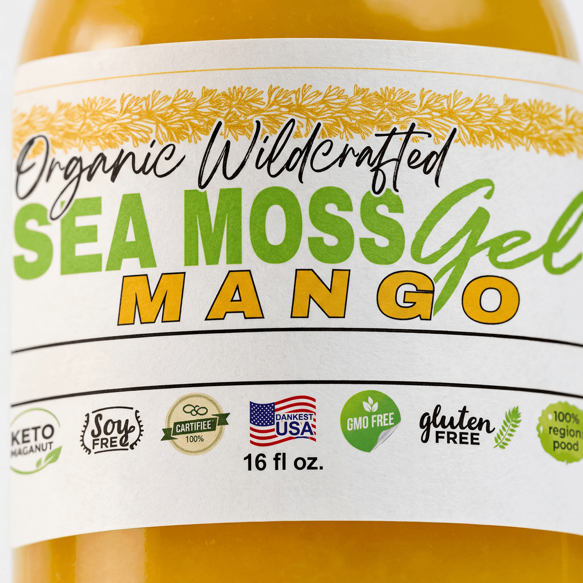 Mango Sea Moss Gel   16oz
