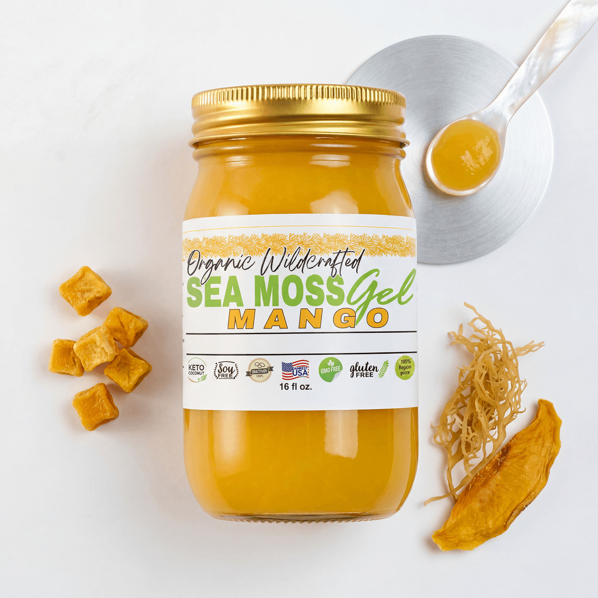 Mango Sea Moss Gel   16oz