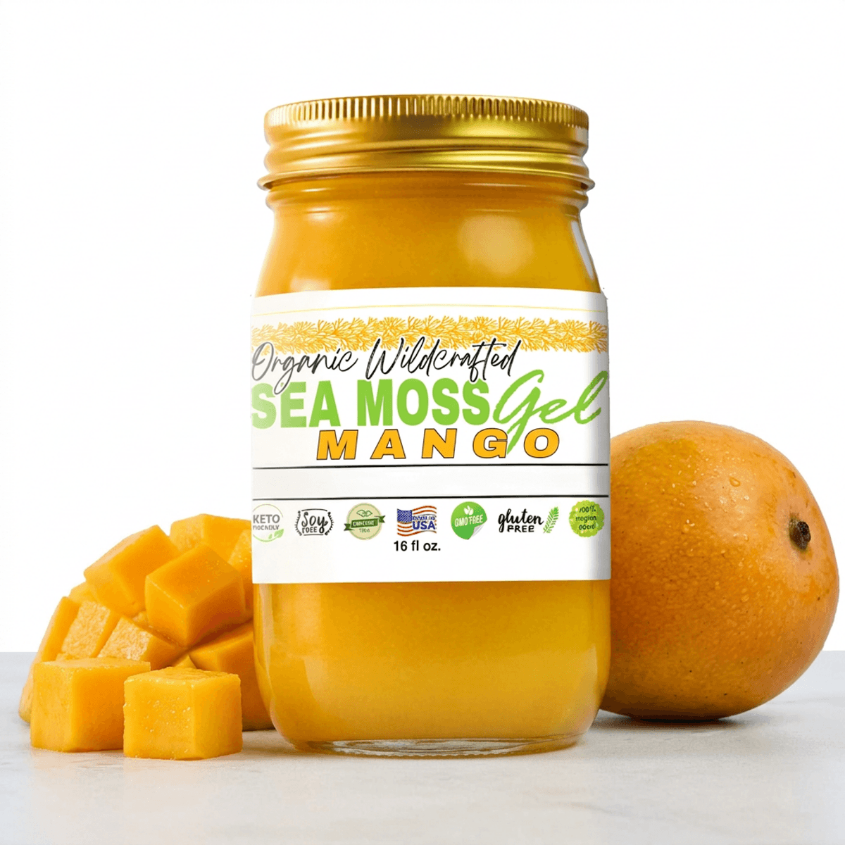 Mango Sea Moss Gel   16oz