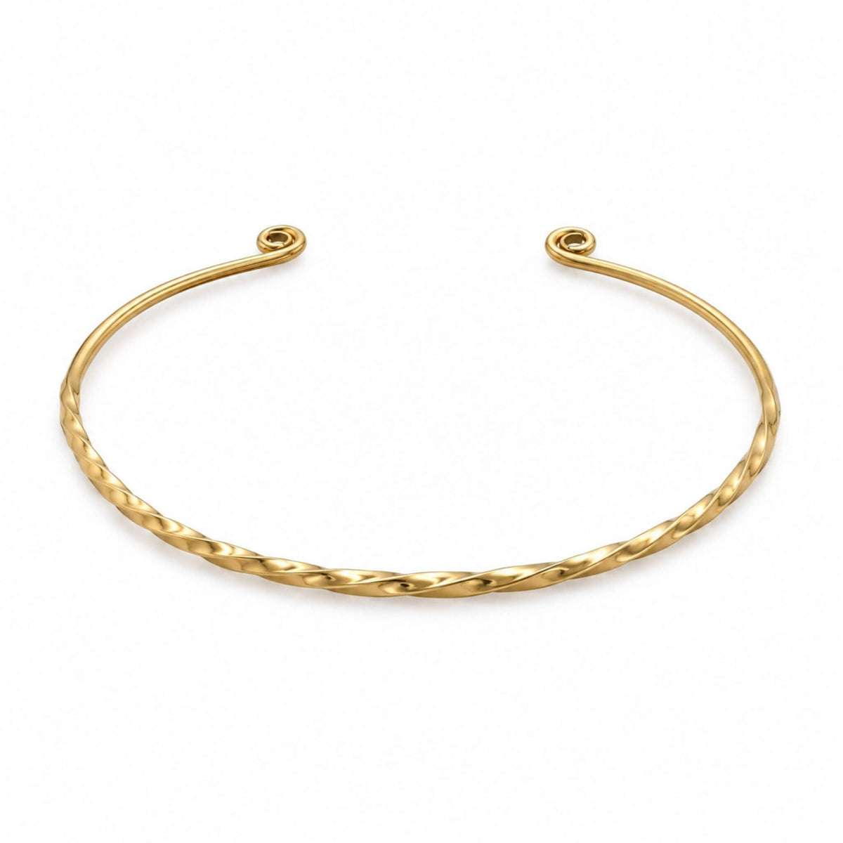Uzi Open Collar Necklance Choker