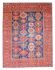 Afghan Aryana (8'10"x11'08") blue/red