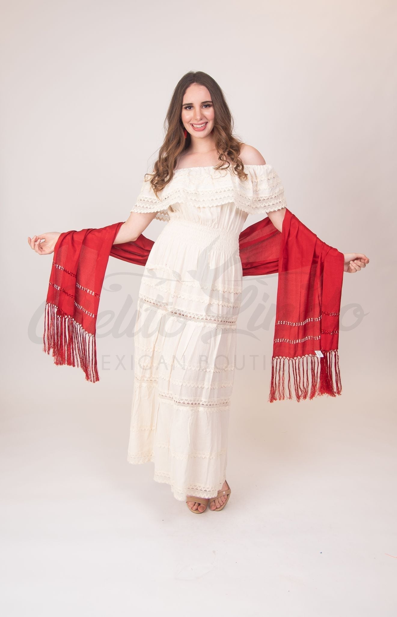 Adalia Maxi Dress Cream