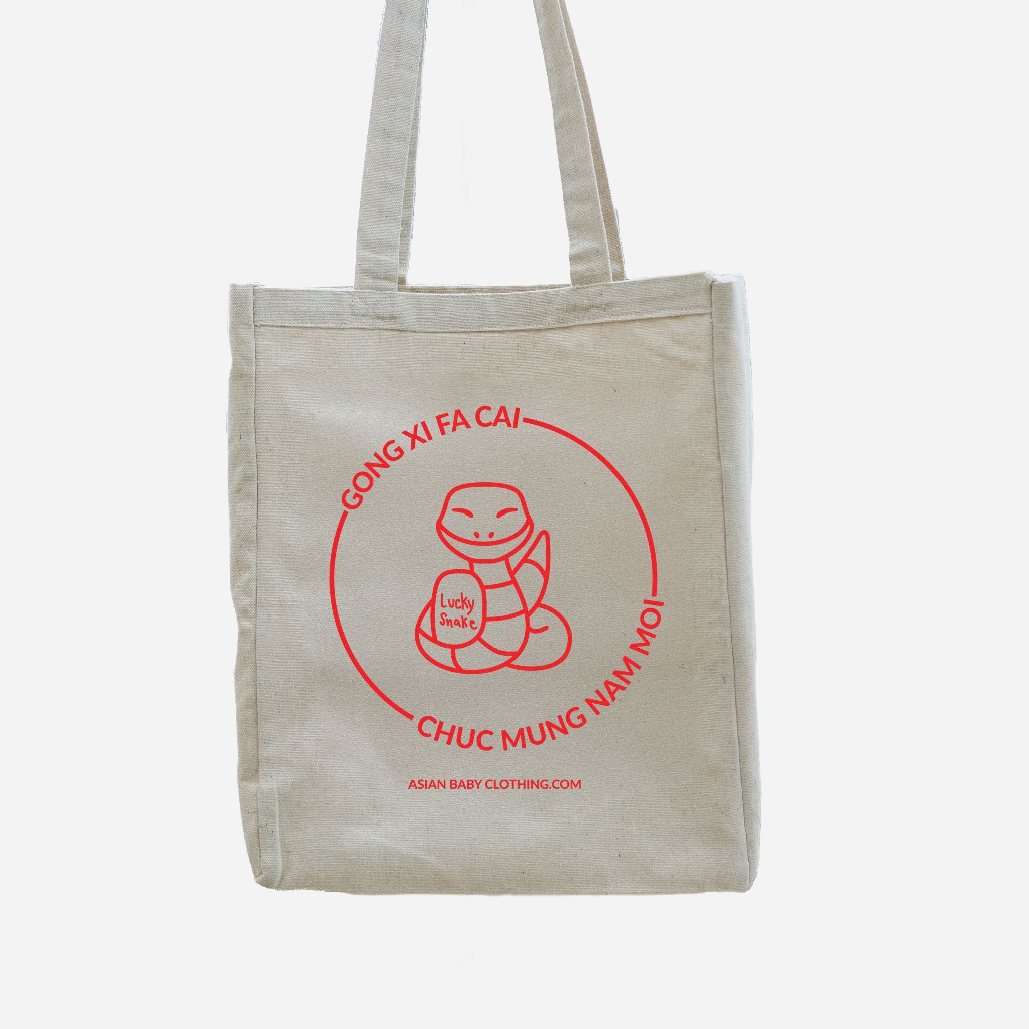 Lucky Snake Tote Bag [CUSTOMIZABLE]