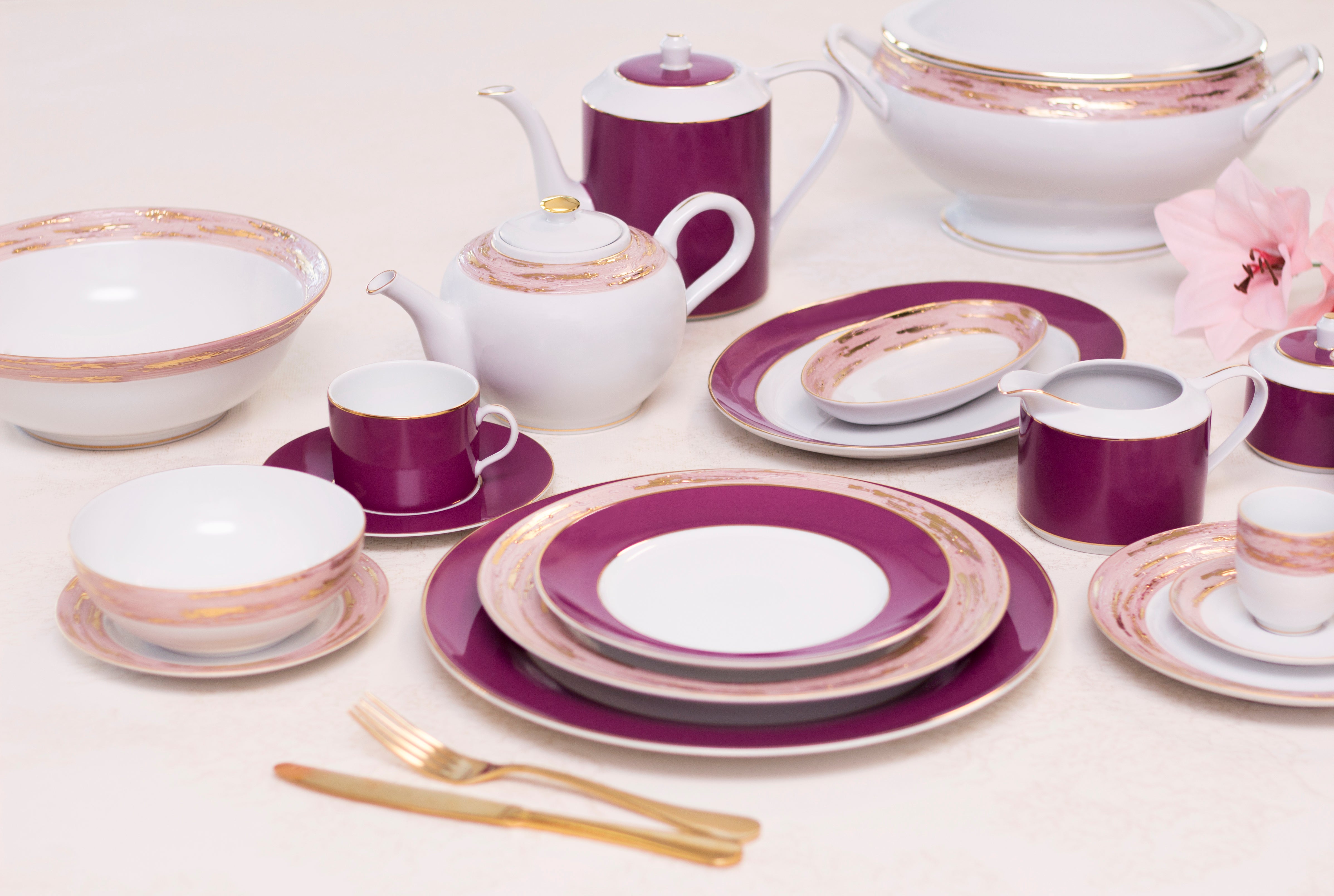 Violet Cereal Bowl (Set of 4)