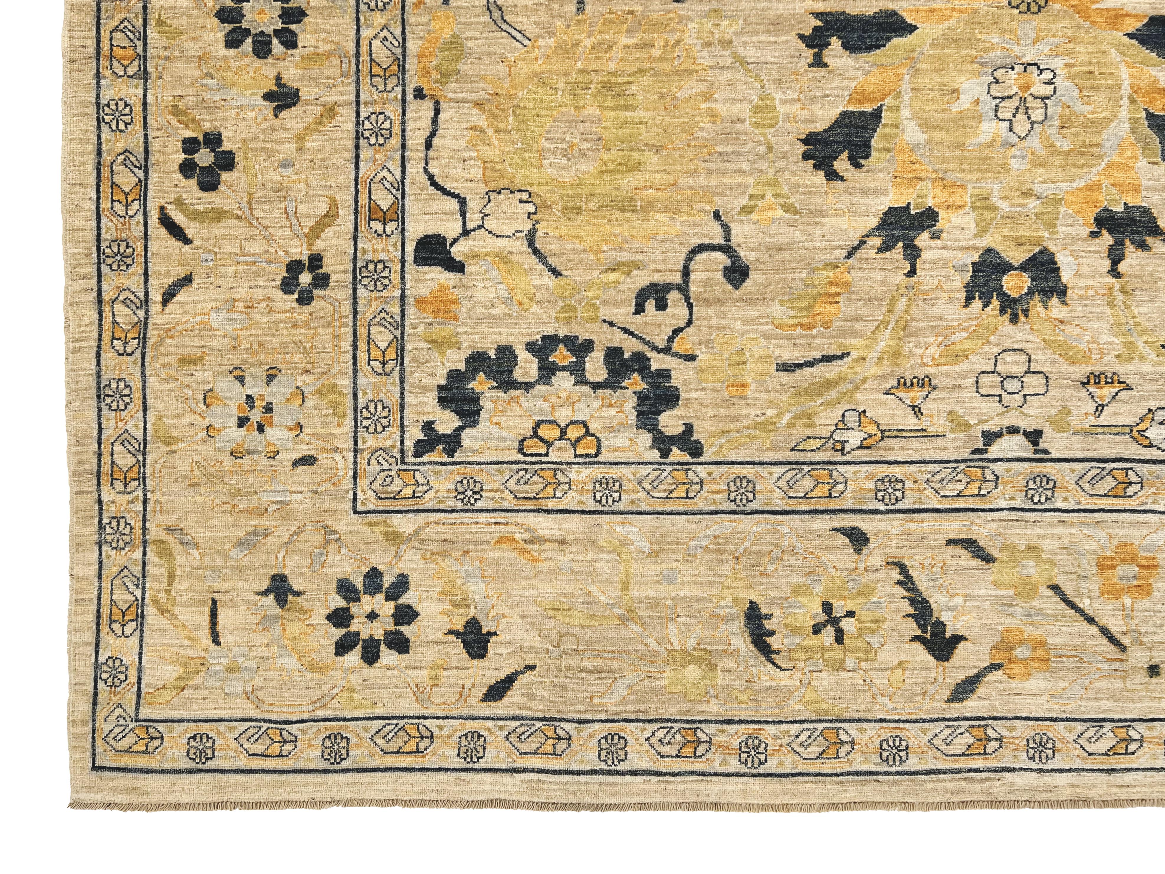 Afghan-made Oushak (9'01"x11'10")