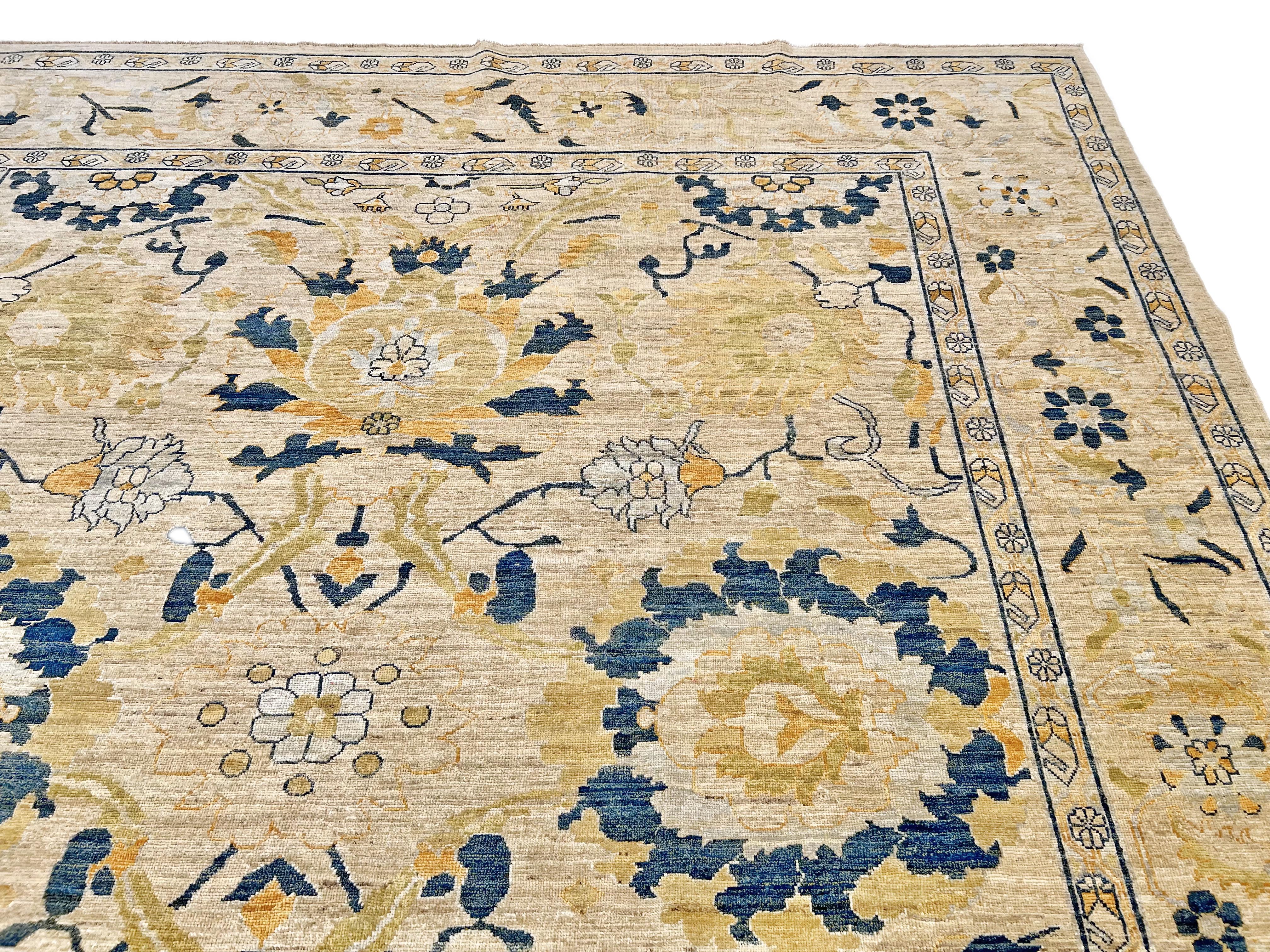 Afghan-made Oushak (9'01"x11'10")