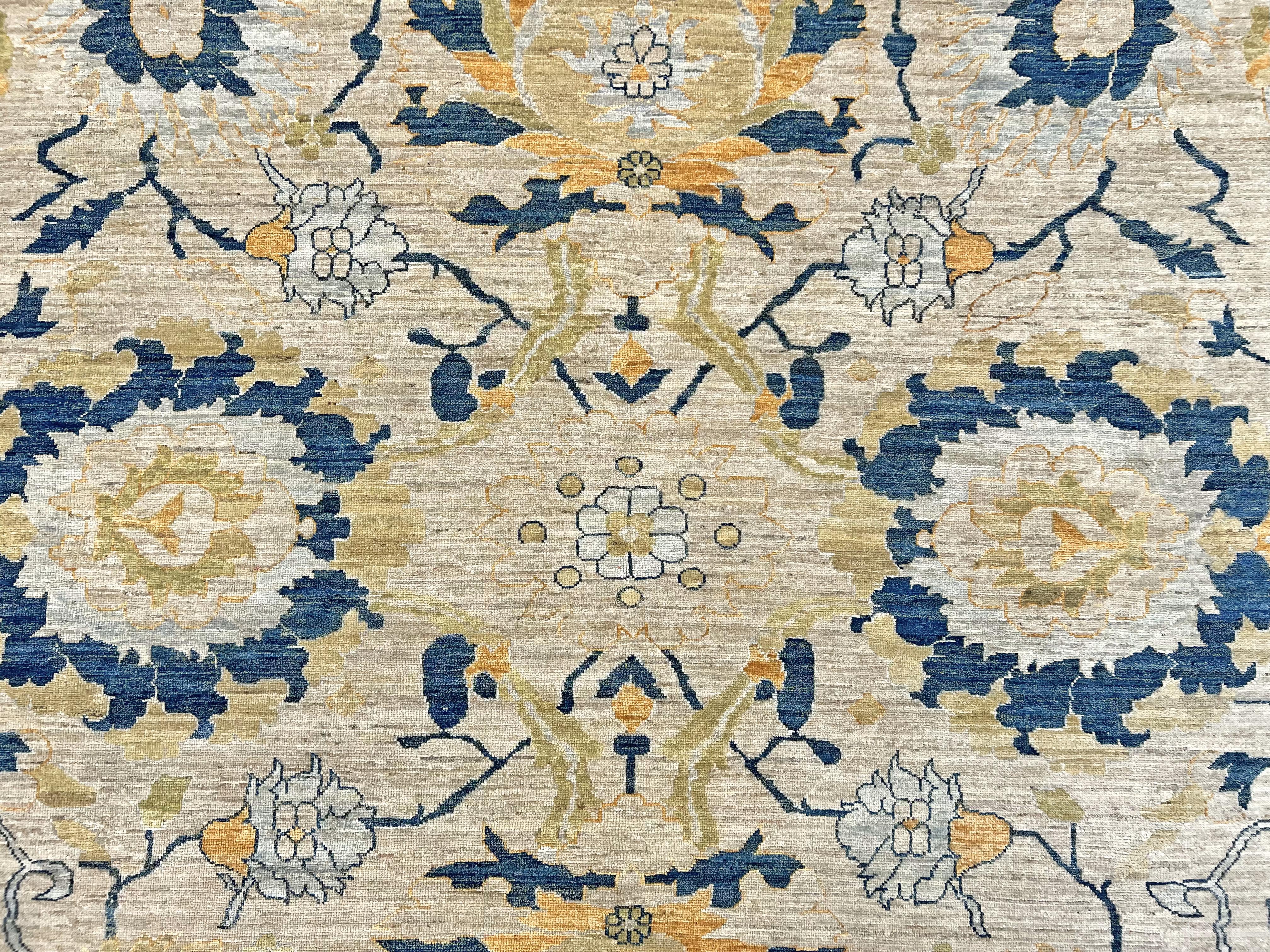 Afghan-made Oushak (9'01"x11'10")