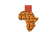 Magnetic Bookmark - African Print (Walking Sticks)