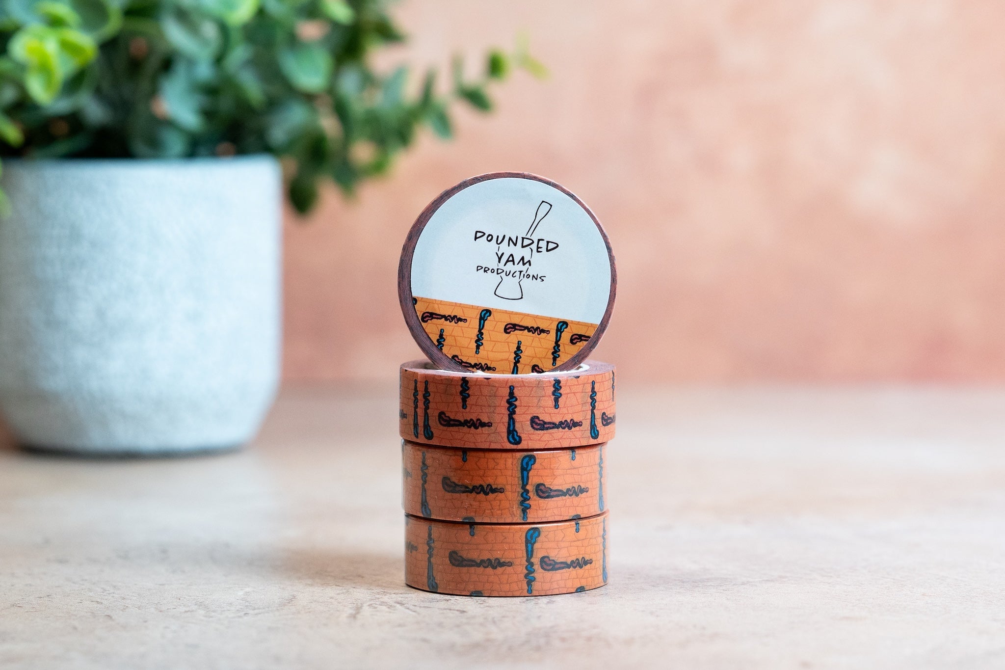 African Print Washi Tape - Walking Sticks (Ankara)