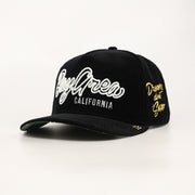 OG BA: From the Bay to the World Snapback (Black Corduroy)