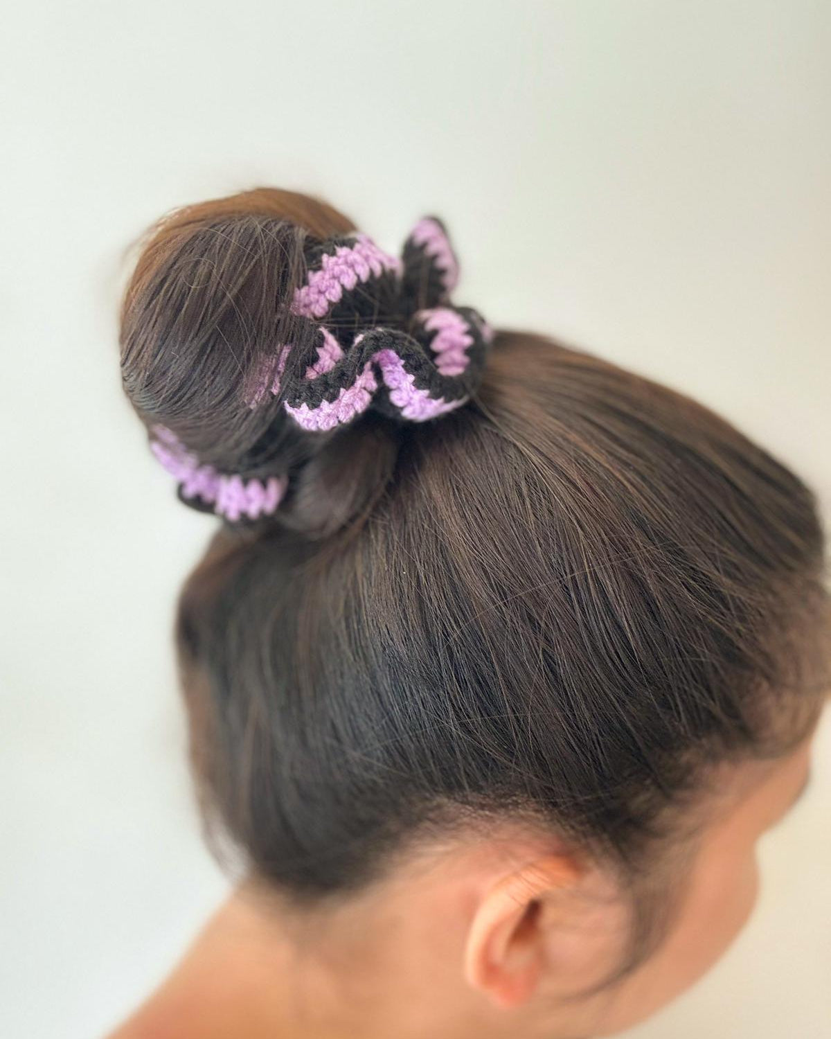 Cotton Crochet Scrunchie Set