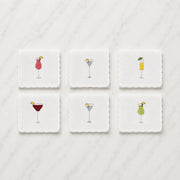 Embroidered Cocktail Napkin (Set of 6)