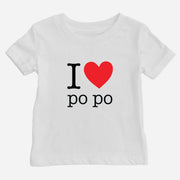 I Heart Grandma Cantonese Baby T-Shirt (Maternal)