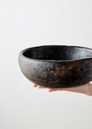 Vintage Iroko Wood Bowl