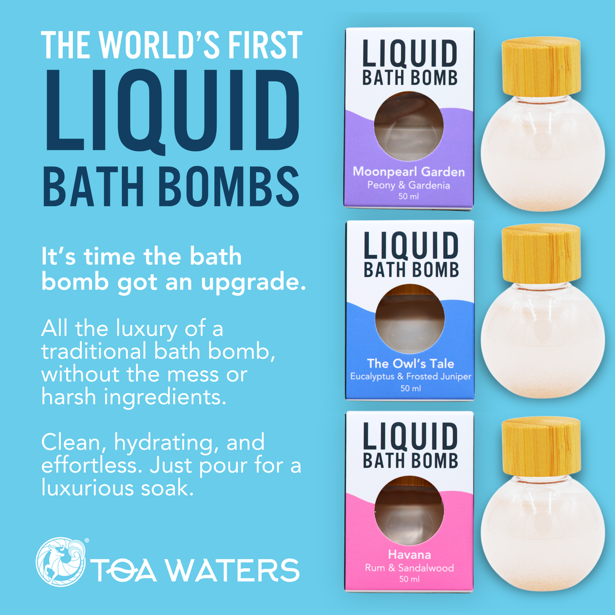 Homestead Orchard Liquid Bath Bomb - Peach and White Orris