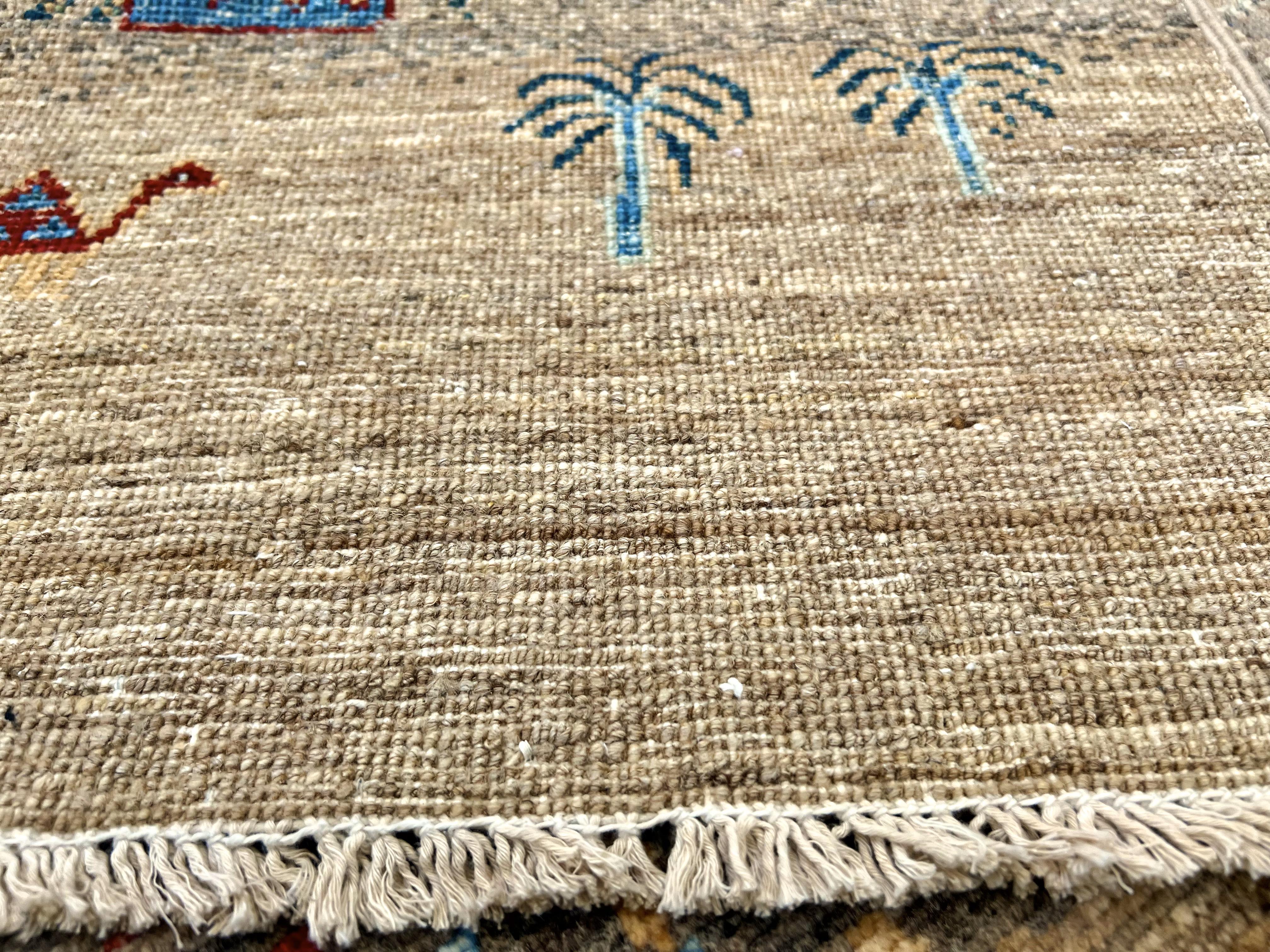 Afghan Gabbeh (3x5) brown