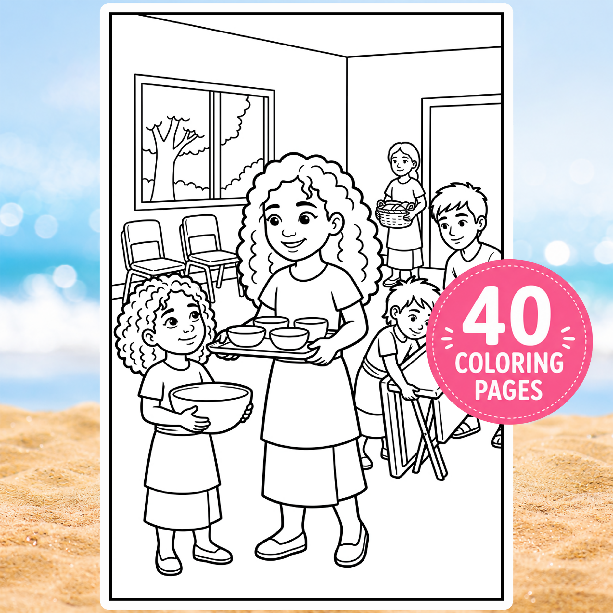 Meles Adventures in Tonga - 40 Printable Coloring Pages