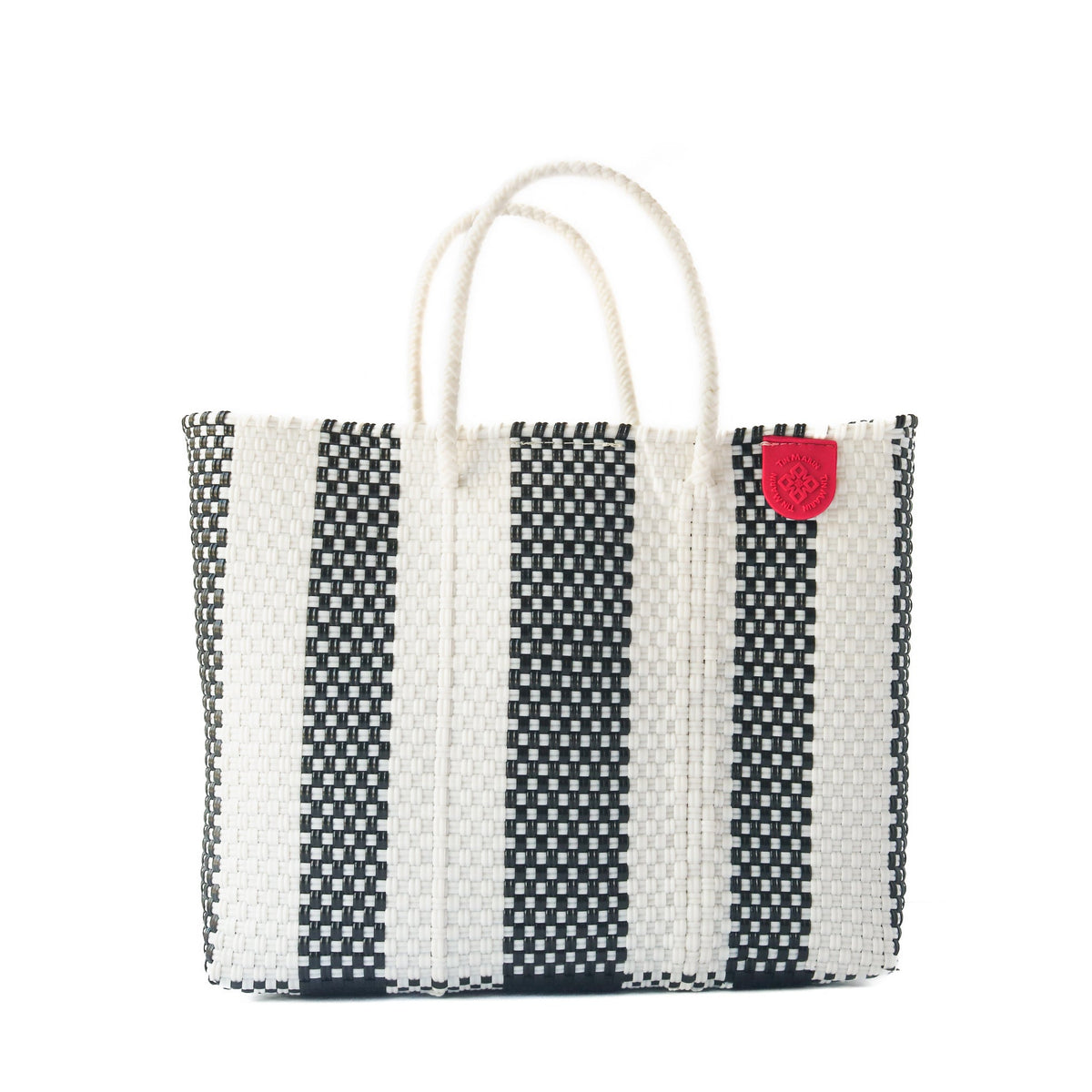 Zebra Medium Woven Resort Crossbody Bag