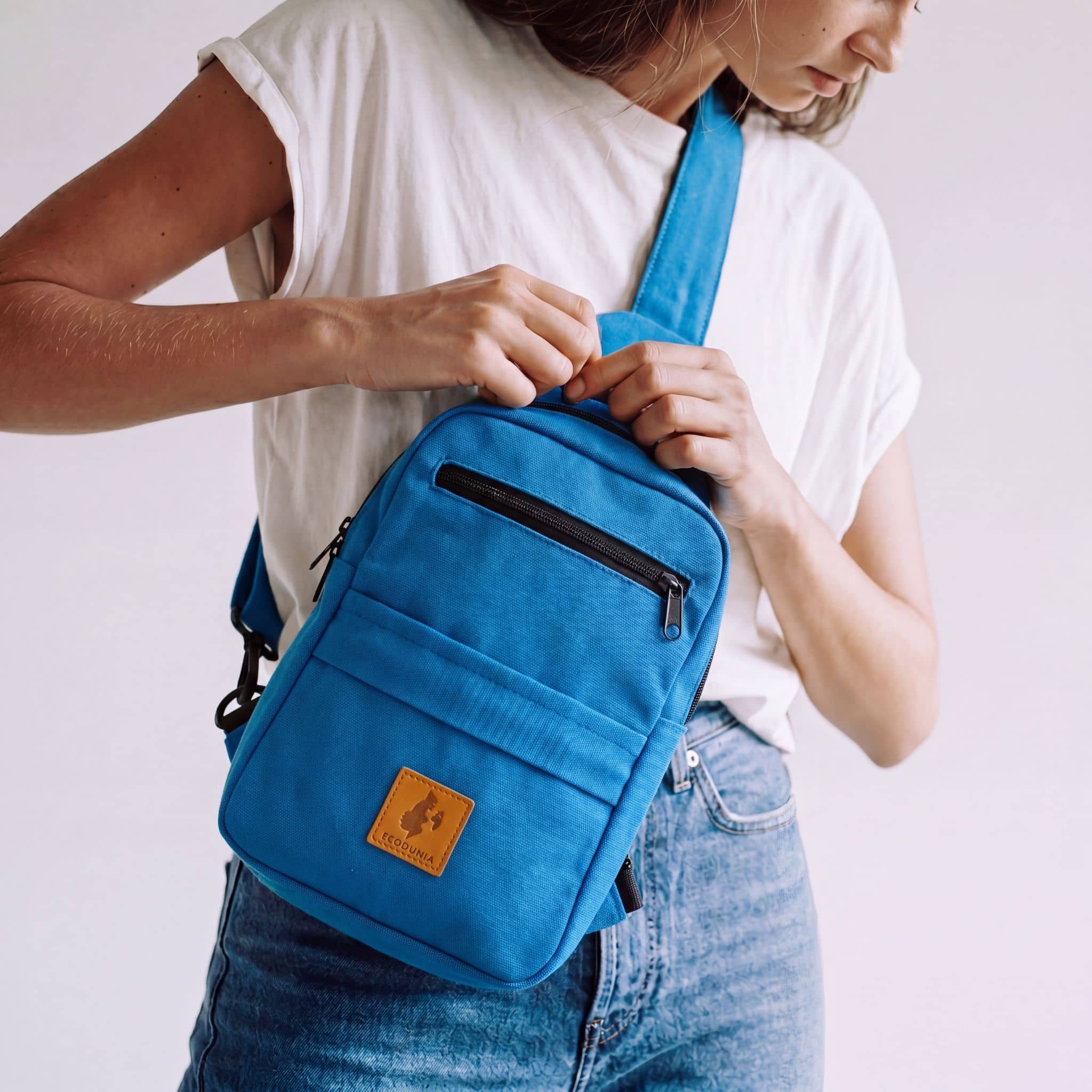 Large Canvas Crossbody Sling Bags |  Umoja