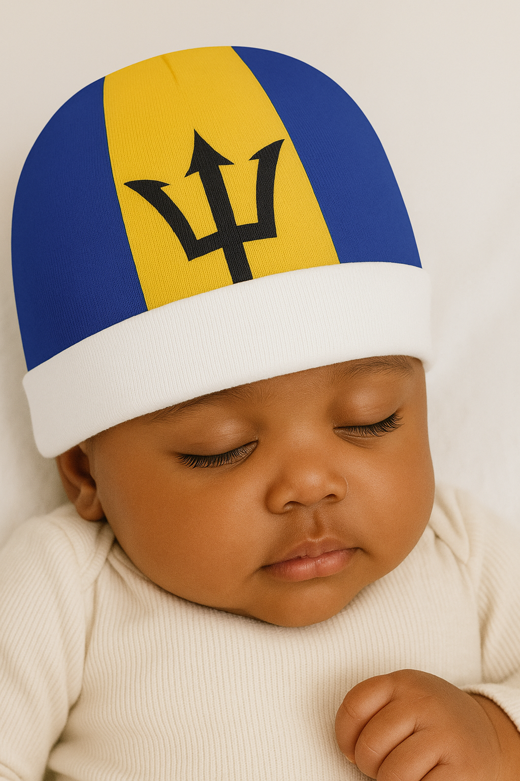 Barbados Flag Baby Beanie
