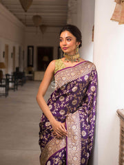 Anushka Sharma Banarasi Silk Wedding Saree