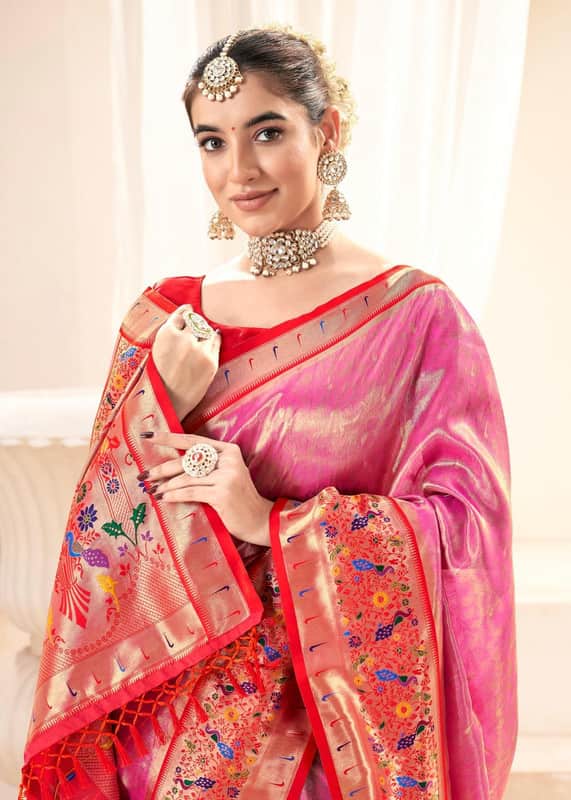 Authentic Paithani Silk Saree