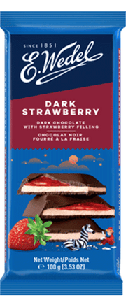 Wedel Dark-Strawberry Chocolate (Truskawkowa) 100g