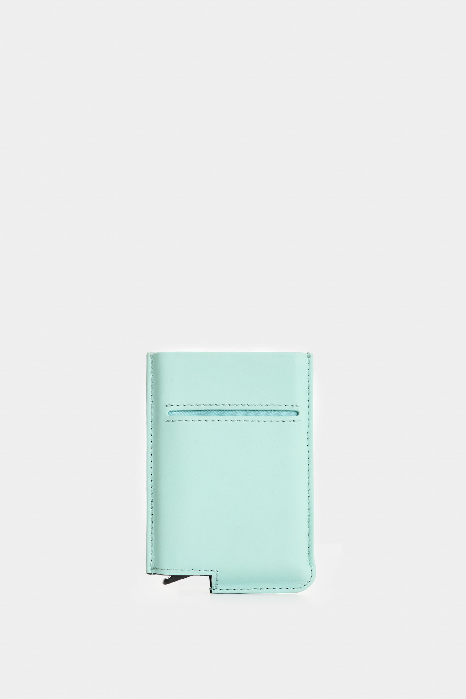 Miniwallet leather document holder for men
