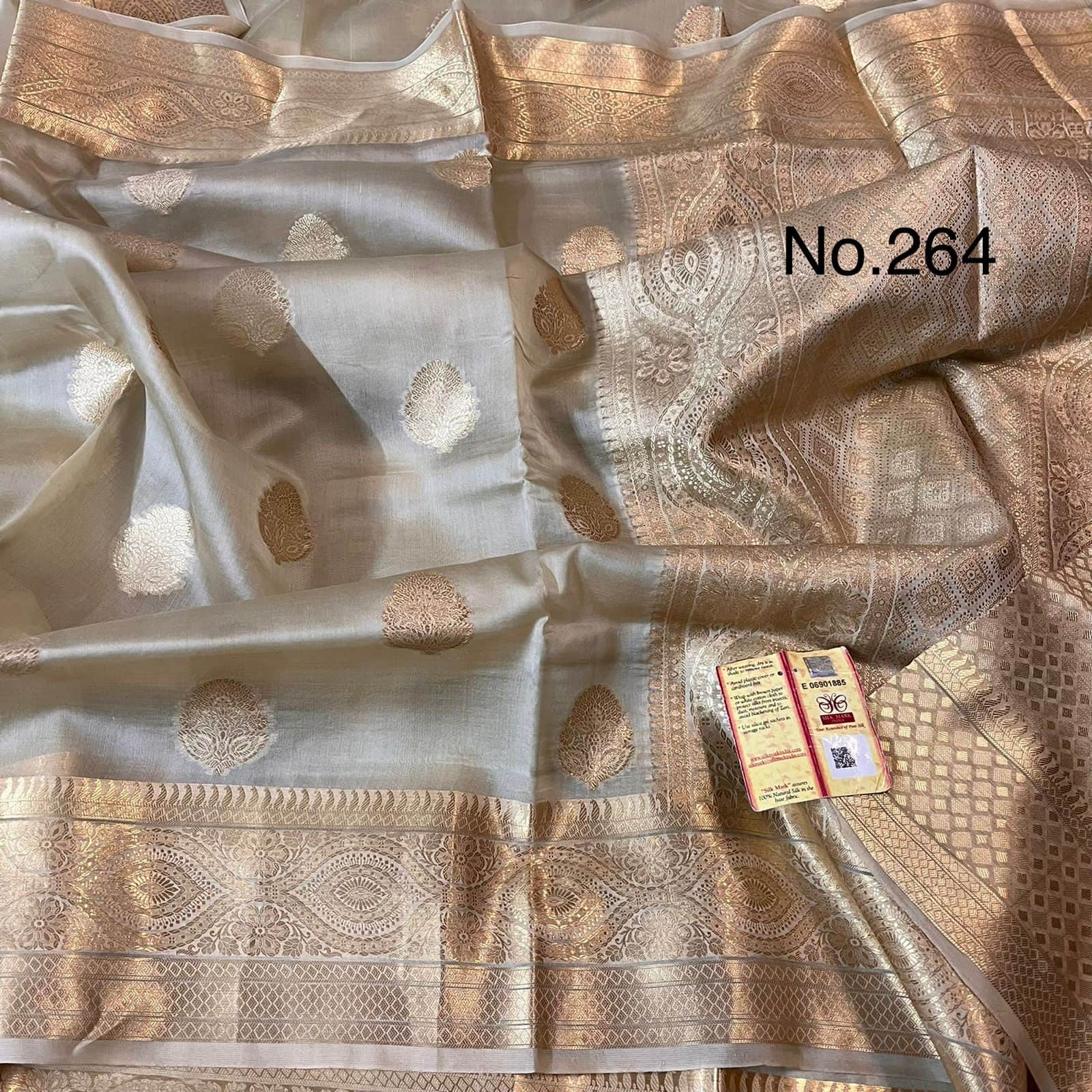 Banarasi Kora Organza Silk Soft Dayble Saree