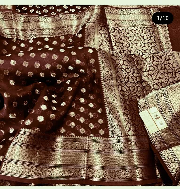 Banarasi  Kora Silk Saree